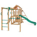 Side angle view of Coburg Lake Swing And Play Set in white background