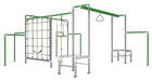 Full side view of Junior Jungle Safari Outdoor Playset with no background