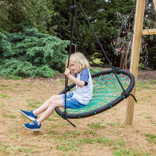 Oakley Swing Set 1.2 Meter - little kid swinging