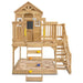 Lifespan Kids Silverton Wooden Cubby House with Sandpit Slide OR Rock Climbing Wall - High End Cubby Houses