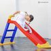 Starplay Red Slide - toddler enjoying the slide