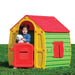 Magical Cubby House - little girl standing the door of the cubby house