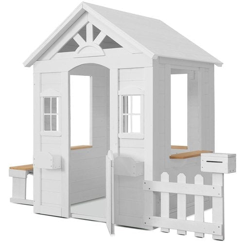 Teddy Cubby House in White