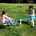 Twirl See Saw - two girls enjoying the seesaw