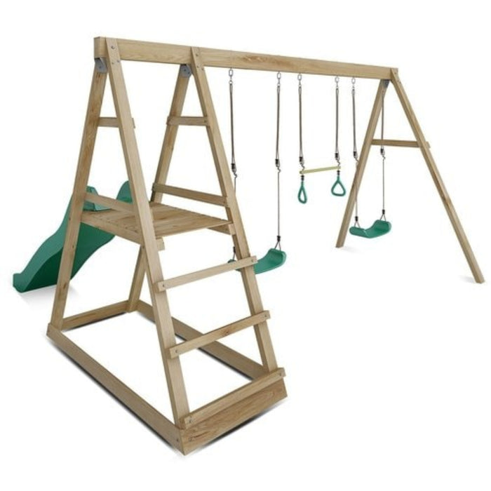 winston swing set back view with white background