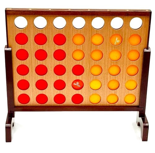 Mega Connect Four Game - lightweight frame and 42 discs