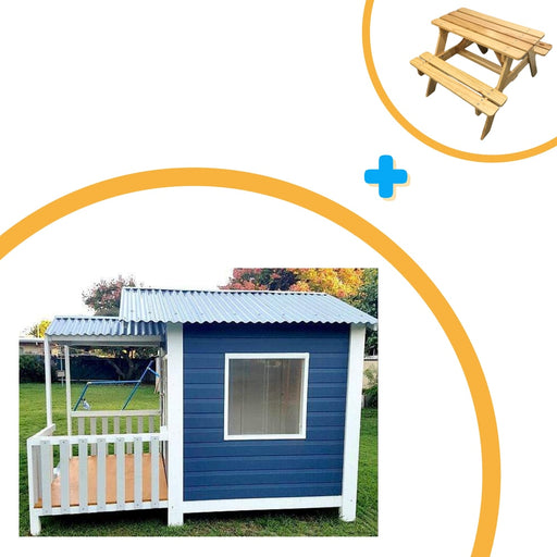 My Cottage Cubby House - Free Kid's Picnic Table