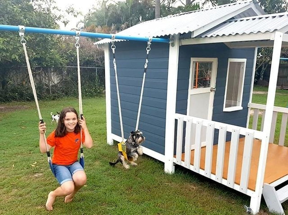 My Cottage Cubby House - with swing set