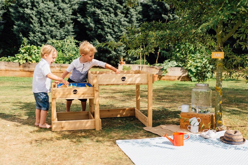 Sand And Water Table Bundle - blends into any garden design