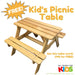 Image of free kids picnic table