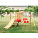 Full view image of Toddler Tower Outdoor Playset in outdoor background