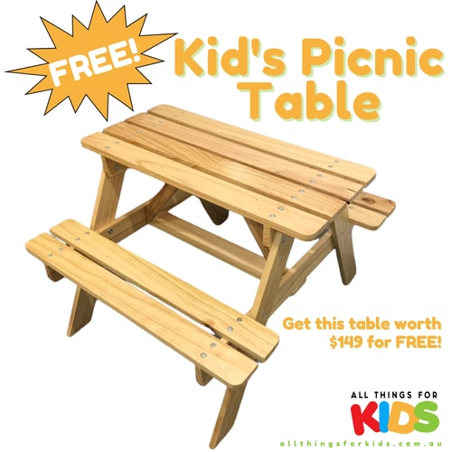 Free Kid's Picnic Table