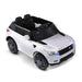 Aerial view image of Range Rover Kids Car in white background