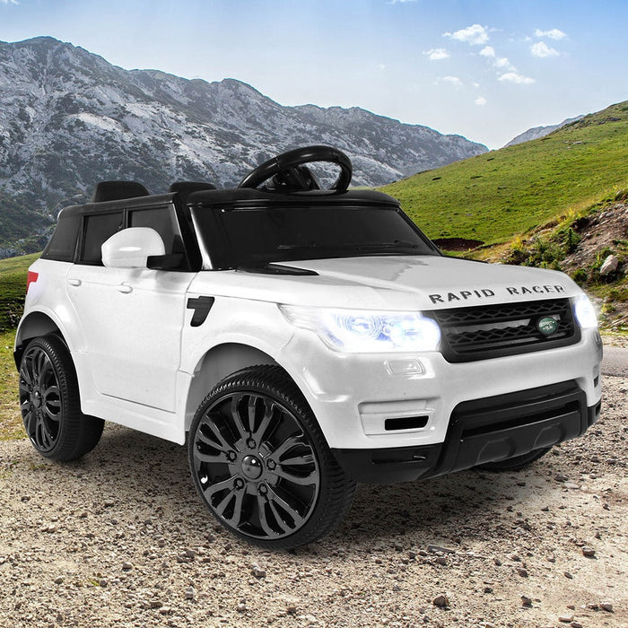 Full image of Range Rover Kids Car in outdoor background
