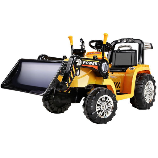Full image of Bulldozer Kids Tractor in white background