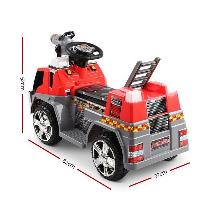 Fire Truck Ride on Car - dimensions