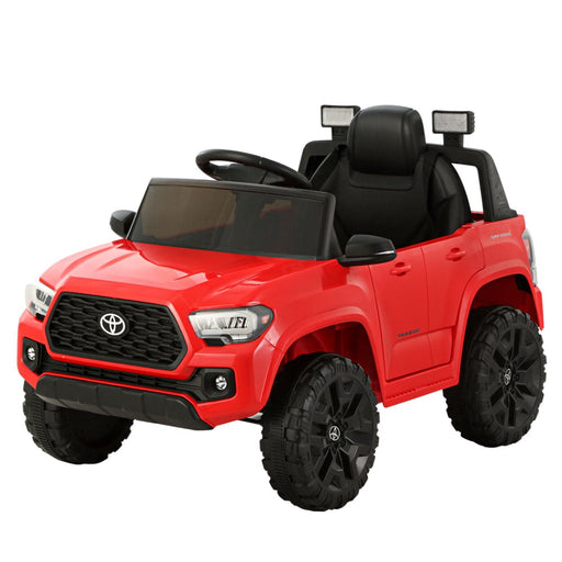 Toyota Ride On Car Kids Electric Toy Cars Tacoma Off Road Jeep 12V Battery Red - Baby & Kids > Ride on Cars Go-karts & Bikes