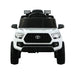 Toyota Ride On Car Kids Electric Toy Cars Tacoma Off Road Jeep 12V Battery White - Baby & Kids > Ride on Cars Go-karts & Bikes